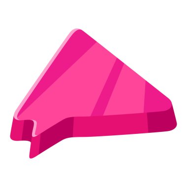 Konuşma balonu çizimi. Tasarım ve dekorasyon için görüntü. Pankart, fiyat etiketi veya etiket.