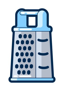 Öğütücünün yansıması. Biçimli mutfak ve restoran gereçleri.