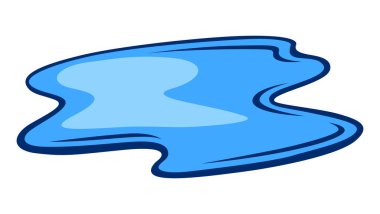 Su birikintisi tasviri. Dökülen sıvı, sonbahar yağmuru, yapıştırıcı ya da boya.