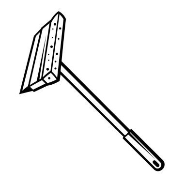 Pencere silici tasviri. Hizmet, tasarım ve reklam için temizlik ögesi.