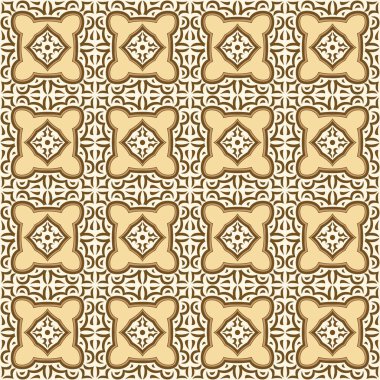 Arap seramik şablonu. Geleneksel doğu dekoratif talaverası. Etnik halk süsü.