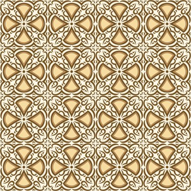 Arap seramik şablonu. Geleneksel doğu dekoratif talaverası. Etnik halk süsü.