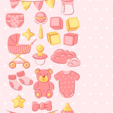 Bebek partisi modeli. Yeni doğan erkek bebeğin doğum günü kutlu olsun. Kutlama simgeleri ve ögeleri.