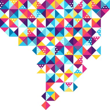 Üçgen arka plan. Soyut geometrik çokgen görüntü. Modern mozaik doku.