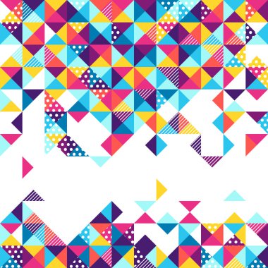 Üçgen arka plan. Soyut geometrik çokgen görüntü. Modern mozaik doku.