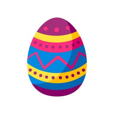 Tatlı Paskalya yumurtası tasviri. Geleneksel kutlama için görüntü.