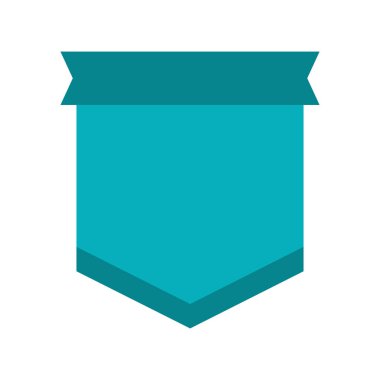 Kurdeleli rozet. Dekoratif soyut afiş. Dekorasyon ve tasarım için nesne.