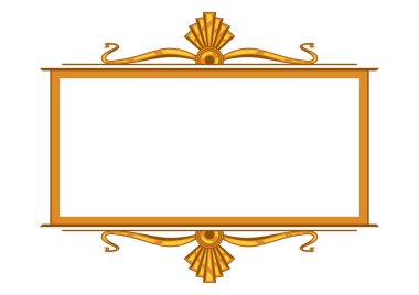 Yeni sanat tarzında çerçeve. Dekoratif geometrik element. Soyut geçmişe dönük tasarım.