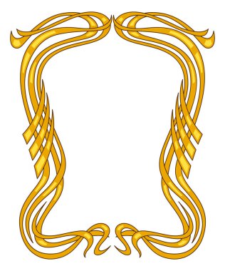 Yeni sanat tarzında çerçeve. Dekoratif geometrik element. Soyut geçmişe dönük tasarım.