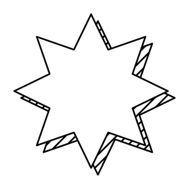 Konuşma balonu sanat tarzında. Dekoratif soyut arkaplan. Tasarım elementi.