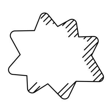 Konuşma balonu sanat tarzında. Dekoratif soyut arkaplan. Tasarım elementi.