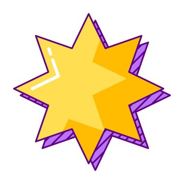 Konuşma balonu sanat tarzında. Dekoratif soyut arkaplan. Tasarım elementi.