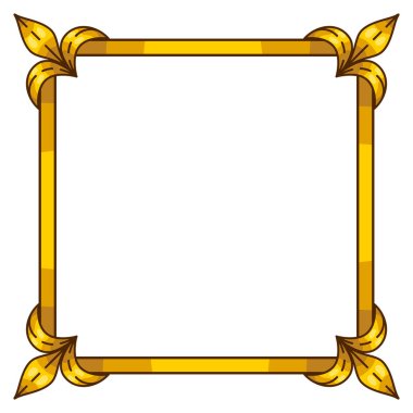 Barok tarzında bir çiçek çerçevesi. Dekoratif körling bitkisi. Vintage girdap motifi.