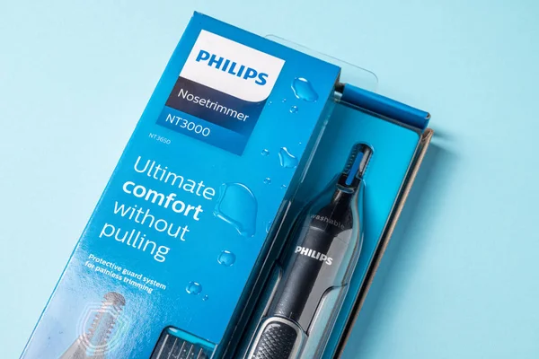 Antalya Turkey March 2023 Package Philips Nose Trimmer 3000 Series — Stock Photo, Image
