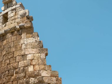 Antalya 'nın antik Perge kenti. Eski Pamphylia şehrinin tarihi kalıntıları.