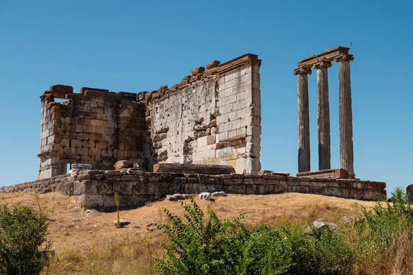 Zeus Tempel Oude Stad Aizanoi Kutahya Turkije — Stockfoto