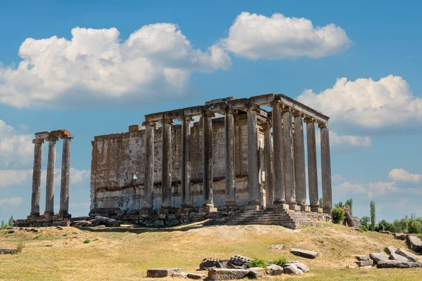 Zeusz Templom Ősi Város Aizanoi Kutahya Törökország — Stock Fotó