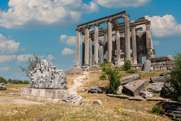 Зевс Храм Древнем Городе Айзаной Кутахья Турция — стоковое фото