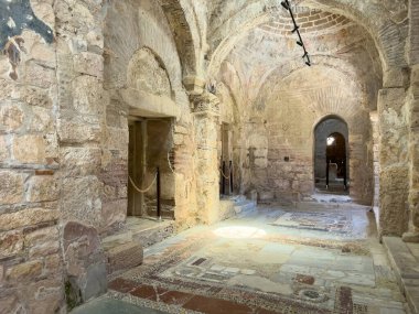 Antalya, Türkiye - 19 Temmuz 2023: Demre Turkey, St. Nicholas Kilisesi