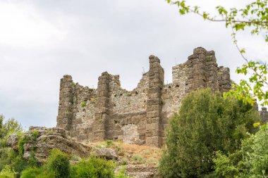 Antalya Serik 'teki Antik Aspendos Şehri güneşli bir günde