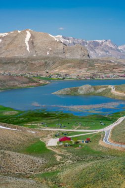 Antalya, Alanya 'daki Geyik Dağları eteklerindeki Sobucimen Platosu ve Egrigol.