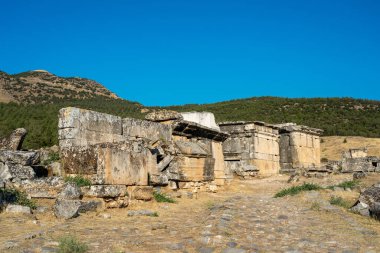 Denizli 'de bulunan antik Hierapolis' in kalıntıları