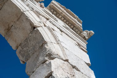 Ancient city of Sagalassos near Burdur, Turkiye. Ruins of the Upper Agora of the Roman city of Sagalassos clipart