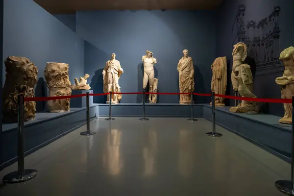 stock image Selcuk, Izmir, Turkey - July 5, 2024: The Ephesus Archaeological Museum in Selcuk, Izmir, where the model of the Temple of Artemis is exhibited