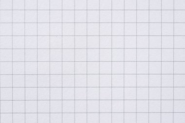 Kalıplı beyaz kağıdın üst görünümü. İşaretli kağıt arkaplanı