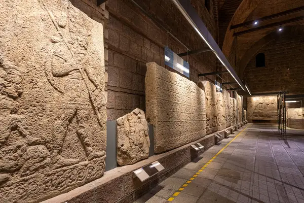 Ankara, Türkiye - 10 Mayıs 2025: Ankara Anadolu Medeniyetler Müzesi. Türkçe adı Anadolu Medeniyetleri Muzesi