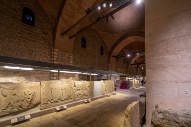 Ankara, Türkiye - 10 Mayıs 2025: Ankara Anadolu Medeniyetler Müzesi. Türkçe adı Anadolu Medeniyetleri Muzesi