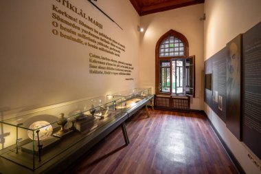 Ankara, Türkiye - 10 Mayıs 2025: Birinci Türk Büyük Millet Meclisi ve Bağımsızlık Savaşı Müzesi