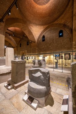 Ankara, Türkiye - 10 Mayıs 2025: Ankara Anadolu Medeniyetler Müzesi. Türkçe adı Anadolu Medeniyetleri Muzesi