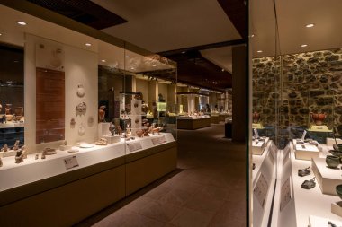 Ankara, Türkiye - 10 Mayıs 2025: Ankara Anadolu Medeniyetler Müzesi. Türkçe adı Anadolu Medeniyetleri Muzesi