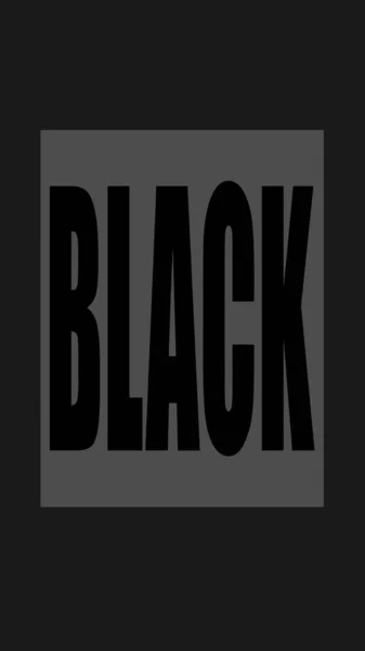 Background Screen Word Black Center — Stock Photo, Image