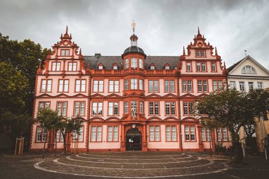 Gutenberg Museum Mainz, Germany against cloudy sky