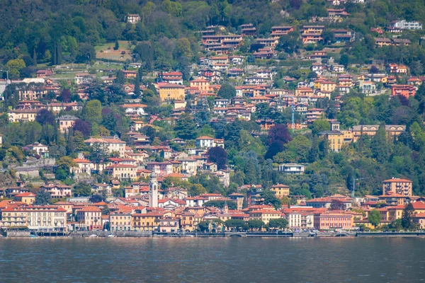 从Bellagio看意大利Como湖Menaggio的风景 — 图库照片