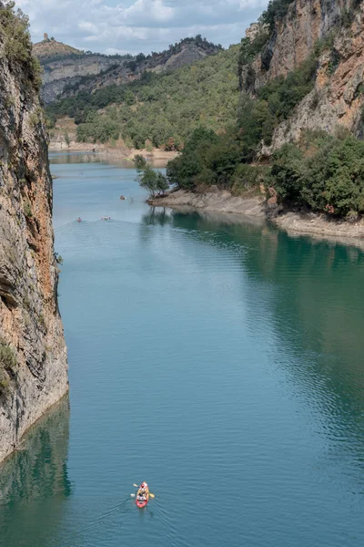 Вид Ущелье Монреаль Каталонии Испания Летом 2020 Года — стоковое фото
