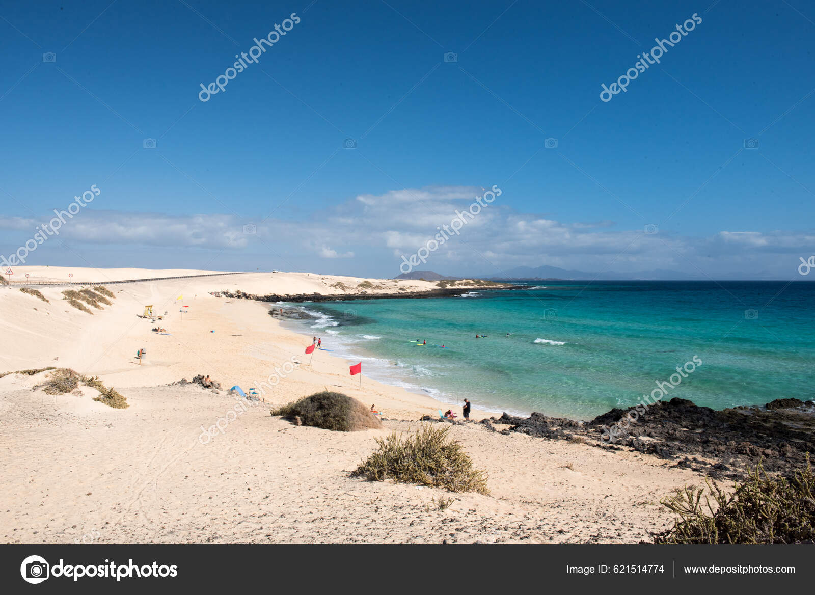 Corralejo Fuerteventura Spain 2020 September Amateur People.