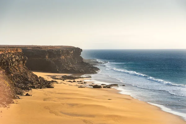 Küste Fuerteventura Bei Cotillo Auf Den Kanarischen Inseln Spanien — Stockfoto