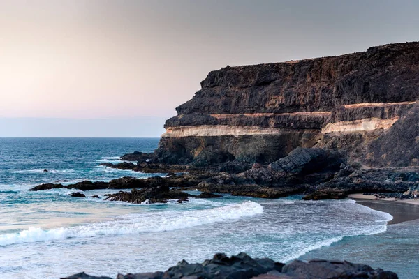 Praia Los Molinos Fuerteventura Ilhas Canárias Verão 2020 — Fotografia de Stock