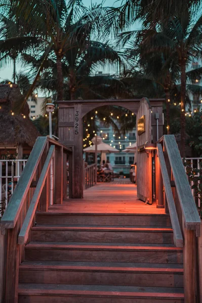 Курортный Ресторан Майами Бич Usa Florida Luxury — стоковое фото