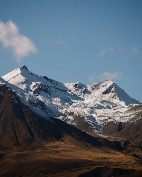 Nieve Montañas Caucásicas Georgia — Foto de Stock