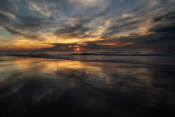Réflexions Lever Soleil Myrtle Beach — Photo