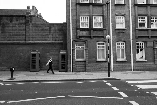 Британский Студент Улицах Найтсбригда — стоковое фото