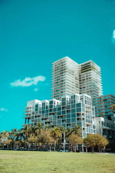 Budynek Centrum Miasta Nowe Miami — Zdjęcie stockowe