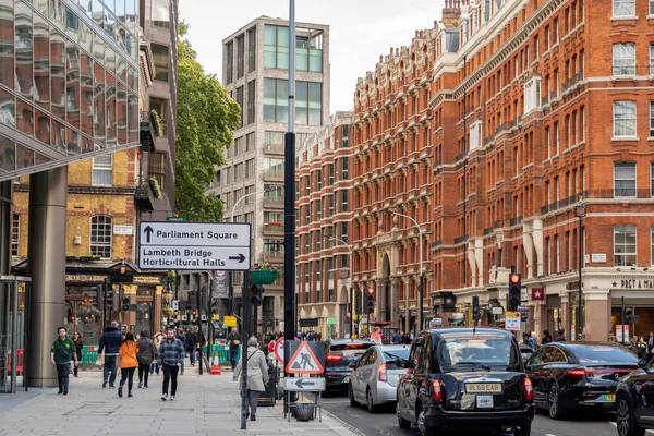 Victoria Street Centrum Londynu — Zdjęcie stockowe
