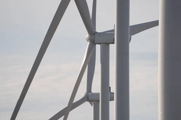 Wind Turbines Generating Wind Power Green Clean Renewable Energy — Stock Photo, Image