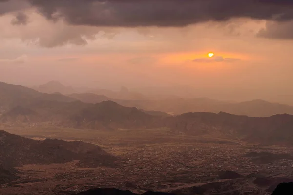 Prachtig Landschap Van Taif Stad Saudi Arabië — Stockfoto