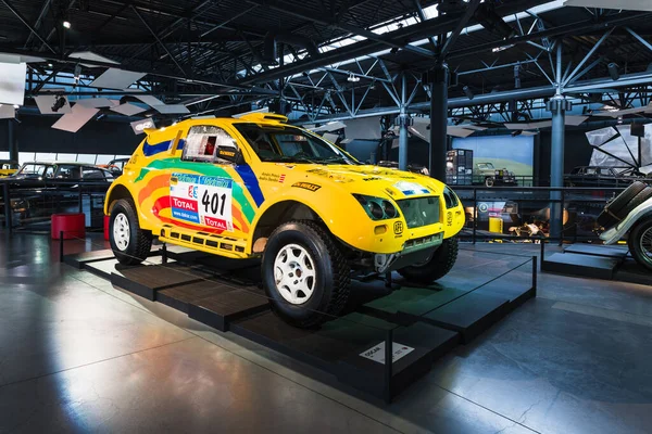 Oscar Dakar Rally Race Car Riga Motor Museum Riga Latvia — Stok fotoğraf